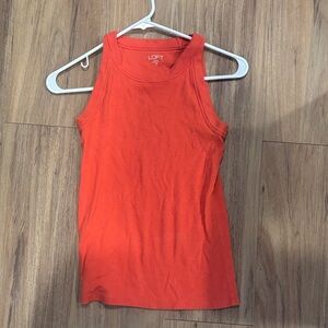 LOFT Vibrant Orange Tank Top